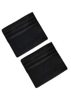 Buy Bundle of 2 Leather front and back cases card holder wallets in Egypt