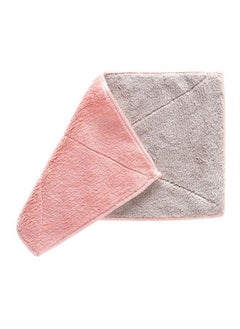 Buy Anti-Grease Washing Towel Red/Grey 27.5x16centimeter in UAE