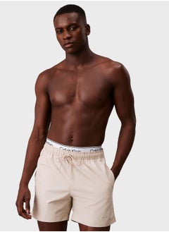 Buy Medium Double Waist Band Swim Shorts in Saudi Arabia