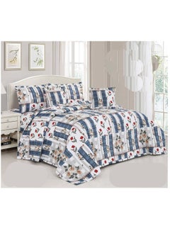 Buy Compressed horse bedspread comforter set with a sophisticated pattern, 6 pieces, king size, two twins in Saudi Arabia