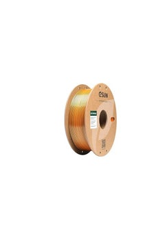 Buy eSUN Silk Dual-Color PLA Filament 1.75mm, Co-Extrusion Silk Magic PLA 3D Printing Filament, Gradient Changing 1KG Spool (2.2 LBS) for 3D Printers, Silk Black Gold in UAE