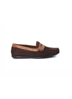 Buy Harper Men's Penny Loafers Suede Leather Casual Moccasin for Unisex Adults and Teens in UAE