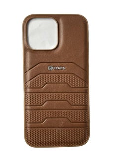 Buy iPhone 13 Pro Max Leather Case Back Cover for Apple iPhone 13 Pro Max - Brown in UAE