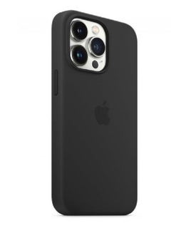 Buy Silicone Case Cover for Apple iPhone 13 Pro Max Black in UAE