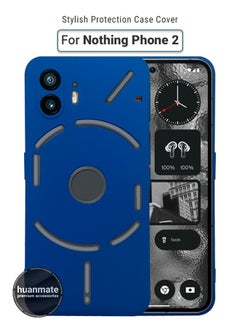 Buy Stylish Silicone Case Cover For Nothing Phone 2 Blue in Saudi Arabia