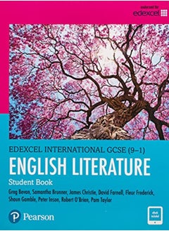 Buy Pearson Edexcel International GCSE (9-1) English Literature Student Book in UAE