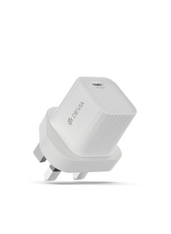 Buy The Devia 33W BD Wall Charger is a fast charger that allows you to charge your devices quickly and safely. The charger features a 33W BD port. This allows it to charge your devices up to 55% in 30 minutes. in Saudi Arabia