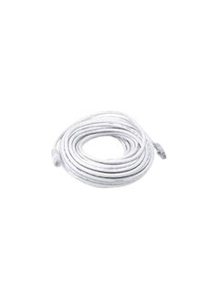 اشتري 10M Meter RJ45 Cat5e Ethernet Network LAN Internet Router Patch Computer Modem LED White في مصر