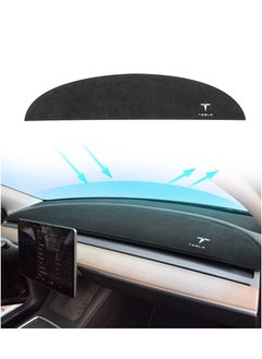 Buy Dashboard Cover for Tesla Model 3/Y, Flannel Pad Dash Mat Y/Model 3 2017-2021/2022/2023, Decorative, Interior Auto Accessories in UAE