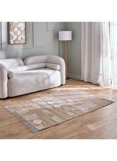 Buy Mosaic Jute Abstract Rug 90 x 60 cm in Saudi Arabia