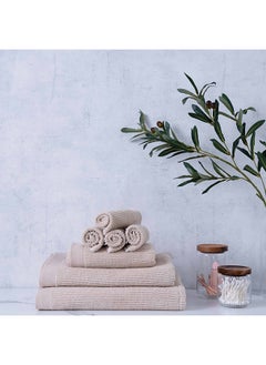 Buy Euston Bath Towel 70x140cm Cream in UAE