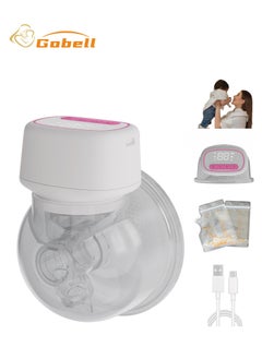 Buy Newest Wearable Electric Breast Pump Hands-Free Portable Feeding Baby Milk Pump in Saudi Arabia