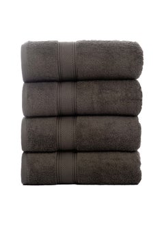 Buy Bliss Casa Cove 100% Cotton Bath Towels (4 Pack, 70 x 140 CM) 500 GSM Cotton Bath Towel Set for Home, Hotels, Pool & Beach in UAE