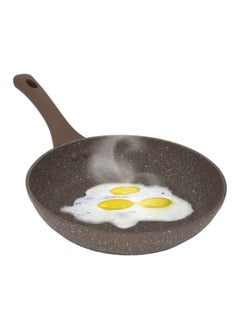 Buy ROCKY Brown Granite Frying Pan 24cm in Saudi Arabia