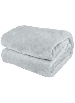 اشتري Flannel Fleece Single Size 160x220cm for All Season Fluffy Blanket Warm Bed Blanket Throw for Sofa & Bed Comfortable and Soft Blanket في الامارات