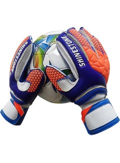 Buy Football Goalkeeper Gloves Kids Men, Boys Youth Adult Soccer Goalie Gloves with Fingersave Super Grip Latex for Football Training Match Summer in Saudi Arabia
