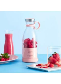 Buy Personal Blender Portable Electric Juicer Kettle Bottle for Shakes White in UAE