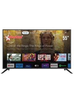 اشتري StarSat 55 Inch Google UHD 4K Smart TV في الامارات