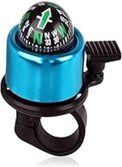 اشتري Generic Aluminum alloy mountain bike compass with ring horn bell (blue) في مصر