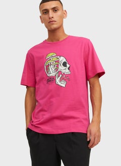اشتري Graphic Crew Neck T-Shirt في السعودية