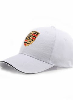 Buy Porsche Logo Embroidered Adjustable Baseball Caps for Men and Women Hat Travel Cap Car Racing Motor Hat in Saudi Arabia