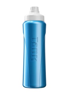 Buy Tank Insulated Plastic Water Bottle Super Cool 1L, Light Blue, BPA Free in Egypt