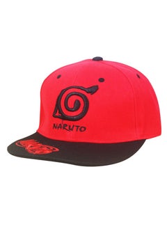 Buy Naruto Ninja Fashion Flat Cap Red in Saudi Arabia