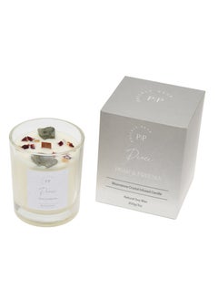 Buy Moonstone Crystal 'Peace' Candle in UAE