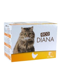 اشتري Le Repas Plaisir Wet Cat Food Chunks With Chicken 100 g في الامارات