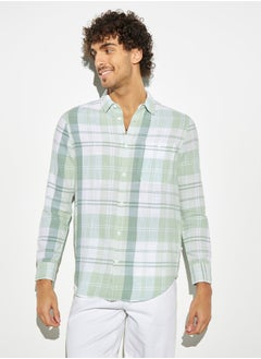 Buy Lee Cooper Checked Shirt with Long Sleeves in Saudi Arabia