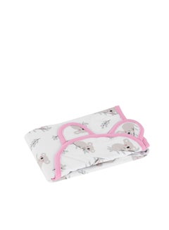 Buy Premium Gender Neutral Baby Wrap Swaddle Blankets For Newborn Boys And Girls - Pink in UAE