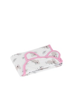 اشتري Premium Gender Neutral Baby Wrap Swaddle Blankets For Newborn Boys And Girls - Pink في الامارات