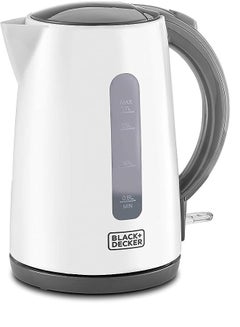 Buy Electric kettle 1.7 L Plastic White and Grey JC70 2200 Watt in Egypt