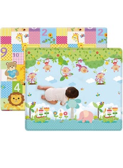Buy Foldable Baby Play Mat, Waterproof Activity Mat, Baby Play and Tummy Time, Foam Baby Mat Floor with Travel Bag in Saudi Arabia