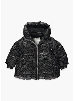 Buy Girls Leopard Print Padded Jacket in Egypt