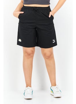 Buy Women Sport Fit Drawstring Outdoor Short, Black in UAE