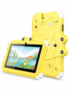 Buy Oteeto Kids Tab6 With 7 Inch HD Screen 4GB RAM 128GB ROM Yellow in Saudi Arabia