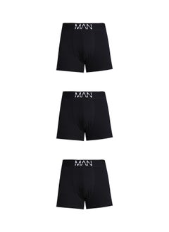 Buy 3 Pack Man Dash Mid Length Trunks in UAE