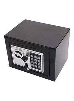 Buy Small Digital Safe Box Security Locker With Electronic Keyless Entry For Home and Office Black in Saudi Arabia
