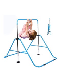 Buy Gymnastics Bar Kids Expandable Gymnastic Bars Equipment, Blue in Saudi Arabia