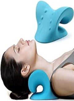 اشتري KH Neck and Shoulder Relaxer, Cervical Traction Device for Pain Relief and Cervical Spine Alignment, Chiropractic Pillow في مصر