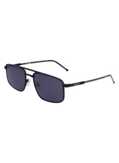 Buy Full Rim Metal Rectangle Lacoste Suns L255S 5619 (002) Matte Black in UAE