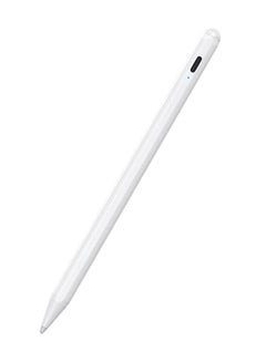 Buy Capacitive Stylus Pen For Phone Tablet Touch Screen Pen for Android/IOS Apple iPad Tablet Samsung Stylus Pen Touch Pencil Draw (White) in UAE