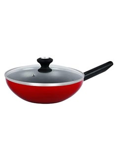 Buy Red 26 cm Classique Covered Wok in UAE