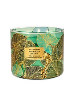 Buy Waikiki Beach Coconut 3-Wick Candle in UAE