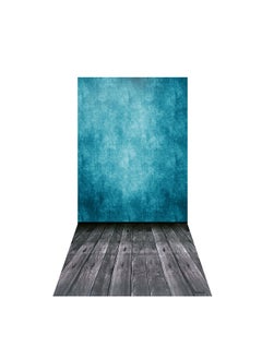 Buy Andoer 1.5 * 3m/4.9 * 9.8ft Video Studio Photo Backdrop Background Digital Printed Blue Classic Wall Wooden Floor Pattern for Teenager Adult Kid Children Portrait Photography in Saudi Arabia