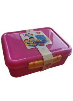 اشتري Lunch Box 5 Sections with Baby Yogurt Bowl BPA Free - Safe - Assorted Colors (DarkBlue) في مصر