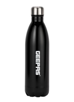 Buy Geepas 1.0 L Stainless Steel Vacuum Flask, Double Wall Insulation for Hot and Cold Beverages Comfortable to Hold and Easy to Carry Suitable for Indoor and Outdoor Use 2 Years Warranty in UAE