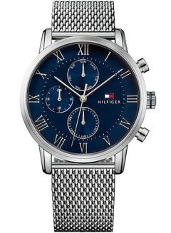Buy Tommy Hilfiger Men's Blue Dial Stainless Steel Watch - 1791398 in Egypt