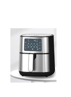 Buy Sokany SK-8048 Essential Air Fryer, with digital touch screen, capacity of 7 liters, capacity of 1700 watts, with international warranty, silver color - voltage 220 volts, 50 Hz, 7 liters in Egypt